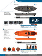 Kayaks para pesca y recreo de hasta 1 persona