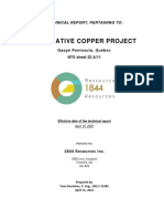 3.1. Native Copper Project