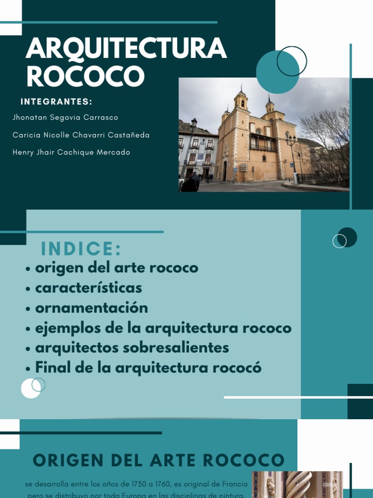 Características de la Arquitectura Rococó | PDF | Las artes | Estética