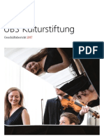 UBS Kulturstiftung: Geschäfts Bericht