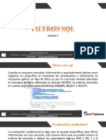 Filtros SQL: Modulo 4