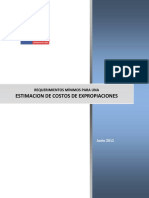 Req Min Estimación Costos de Expropiaciones - Junio2011