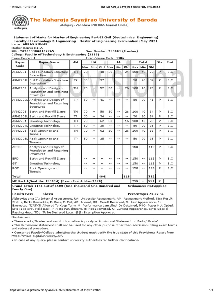 The Maharaja Sayajirao University of Baroda 2 PDF