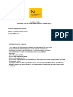 Examen final de Gestión Táctica de Operaciones