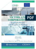 Victims and Corporations: Legal Challenges and Empirical Findings