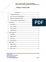 Ethiopia - Conflict Profile 2010