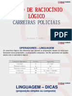 Curso de Raciocínio Lógico: Carreiras Policiais