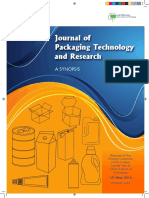 Journal of Packaging Technology and Research: A Synopsis