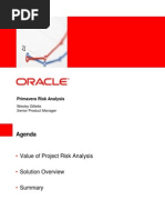 Oracle Primavera Risk Analysis Overview (Full) 1