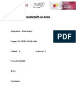 Clasificación de Dietas: Asignatura: Dietoterapia