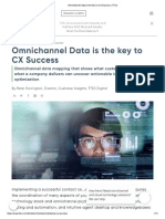 Omnichannel Data Is The Key To CX Success - TTEC