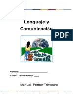 Lenguaje y Comunicación: Manual Primer Trimestre