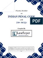 Indian Penal Code MCQ Booklet