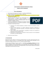 Proceso de Gestión de Formación Profesional Integral Formato Guía de Aprendizaje