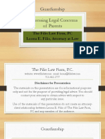 Guardianship Addressing Legal Concerns of Parents: The Filis Law Firm, PC Leona E. Filis, Attorney at Law