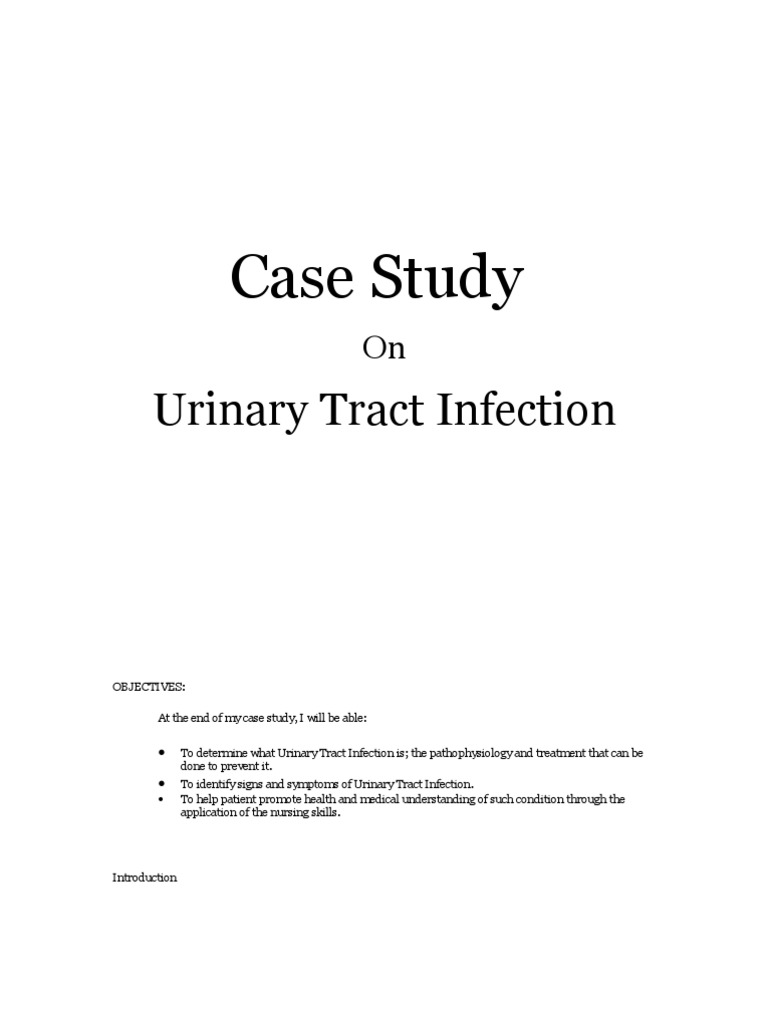 case study of uti