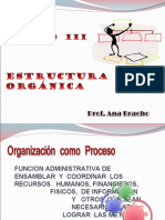 Unidad III - Parte 1 Estructura Organizativa