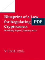 Blueprint of A Law For Regulating Cryptoassets 1