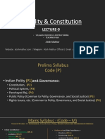 Polity & Constitution: Lecture-0