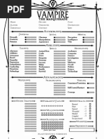 Vampire V20-Playtest 4-Page Editable