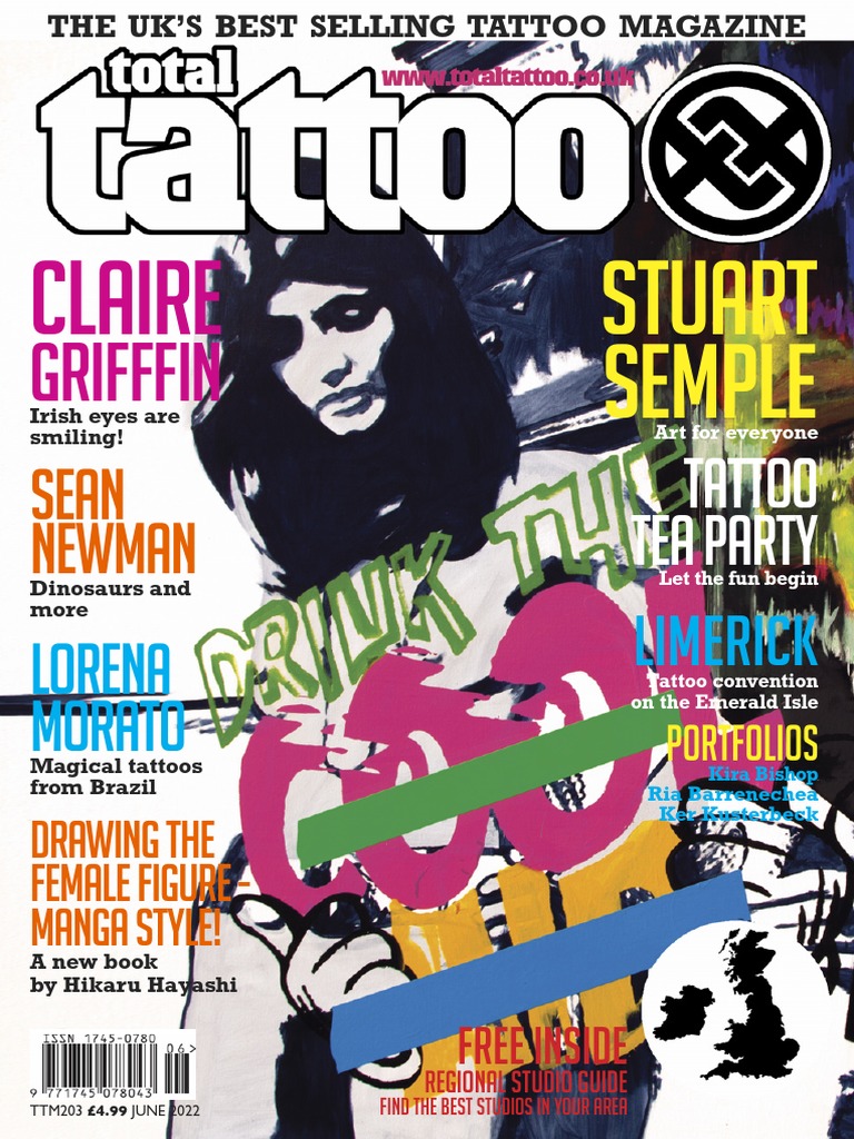 Total Tattoo Magazine June 2022 Issue | PDF | Tattoo, image size:768x1024