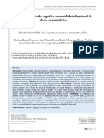 Influência Do Estado Cognitivo Na Mobilidade Funcional de Idosos Comunitários