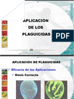 Aplicación de Los Plaguicidas