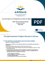 Gjessing - Norwegian Legislation