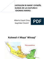 Rutzijol Ruk'Aslem Ri Maya' Ch'Ab'Äl Cronologia de La Cultura E Idiomas Mayas