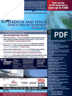Stadium and Venue Design Development Brochure