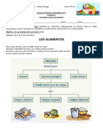 Ciencias 3ºA Guía 1 Alimentos Saludables - Pdfagustin