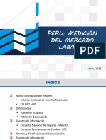 Peru: Medición Del Mercado Laboral: Mayo, 2016