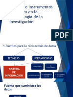 Fuentes e Instrumentos Utilizados en La Metodología de La Investigación