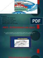Perfil Estratigrafico: Universidad Peruan Los Andes Facultad de Ingeneria Escuela Profesional de Ingeneria Civil