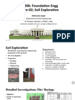 CEN-306: Foundation Engg Lecture-02 Soil Exploration