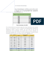 Proyección de Población en El Municipio de Bucaramanga