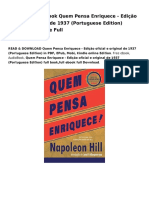 b1r (PDF) Get Ebook Quem Pensa Enriquece - Edição Oficial e Original de 1937 (Portuguese Edition) EPUB/Mobi/Kindle Full