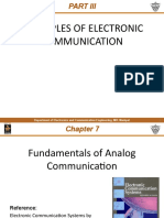 Principles of Electronic Communication: Department of Electronics and Communication Engineering, MIT, Manipal
