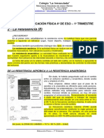 2 - La Resistencia (II) : Apuntes de Educación Física 4º de Eso - 1º Trimestre