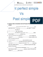 Present Perfect Simple Vs Past Simple