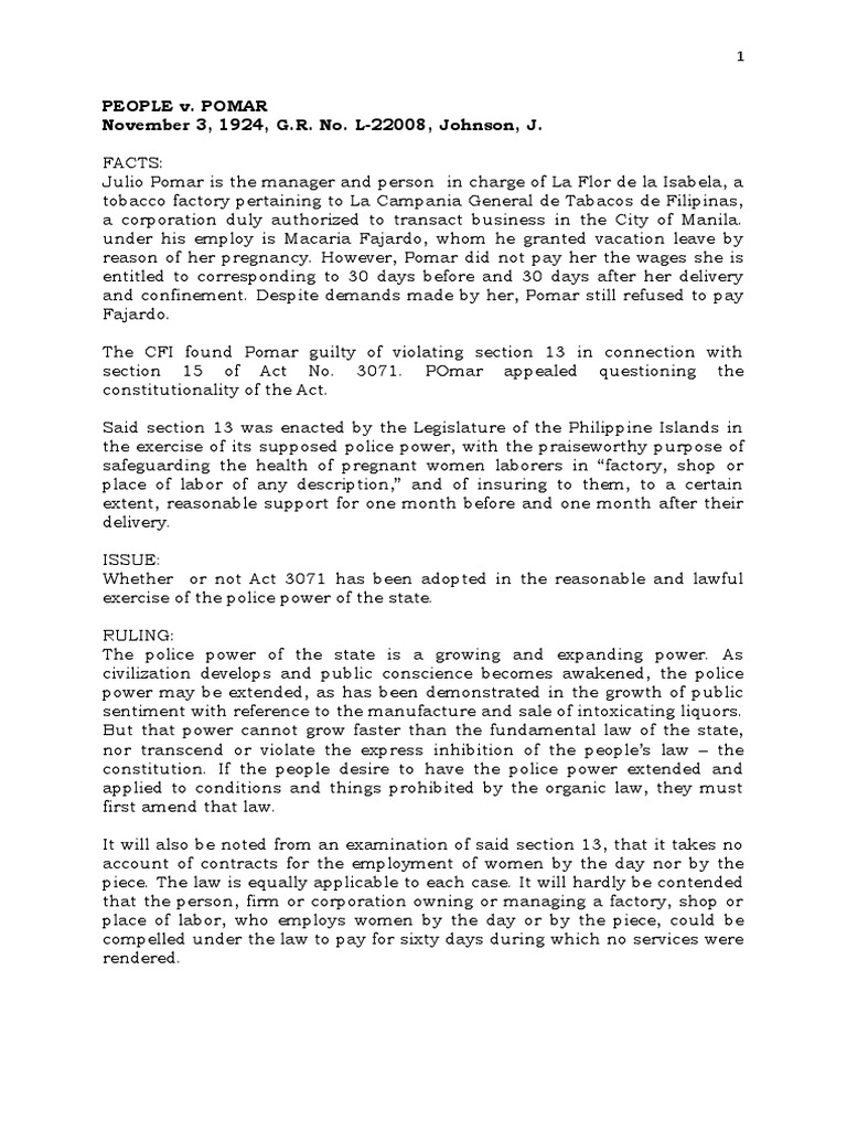 Case Digest in Criminal Law 1 Download Free PDF Statute Of