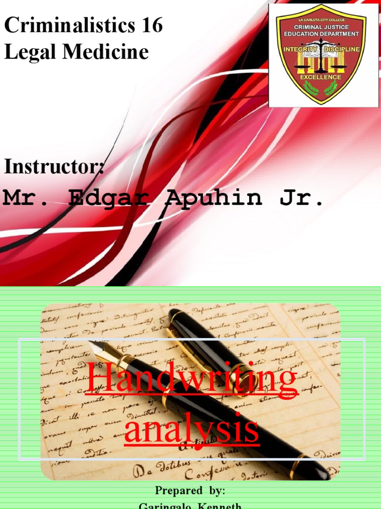 Handwriting Analysis and Graphology Basics | PDF