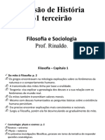 Revisão de História p1 Terceirão: Filosofia e Sociologia