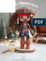Como fazer um Jack Sparrow de crochê