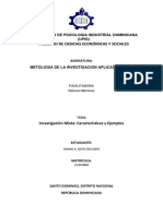 Investigacion Características y Ejemplos  