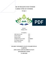 Paper of Speaking For Tourism Varied Types of Tourism Group 2