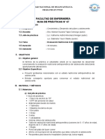 Facultad de Enfermería Guia de Prácticas #07: Universidad Nacional de Huancavelica