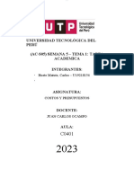 Tarea Academica 2 Costos y Presupuestos