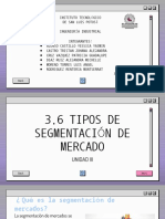 3.6 Tipos de Segmentación de Mercado