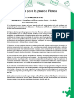 Diagnóstico para La Prueba P L A N E A